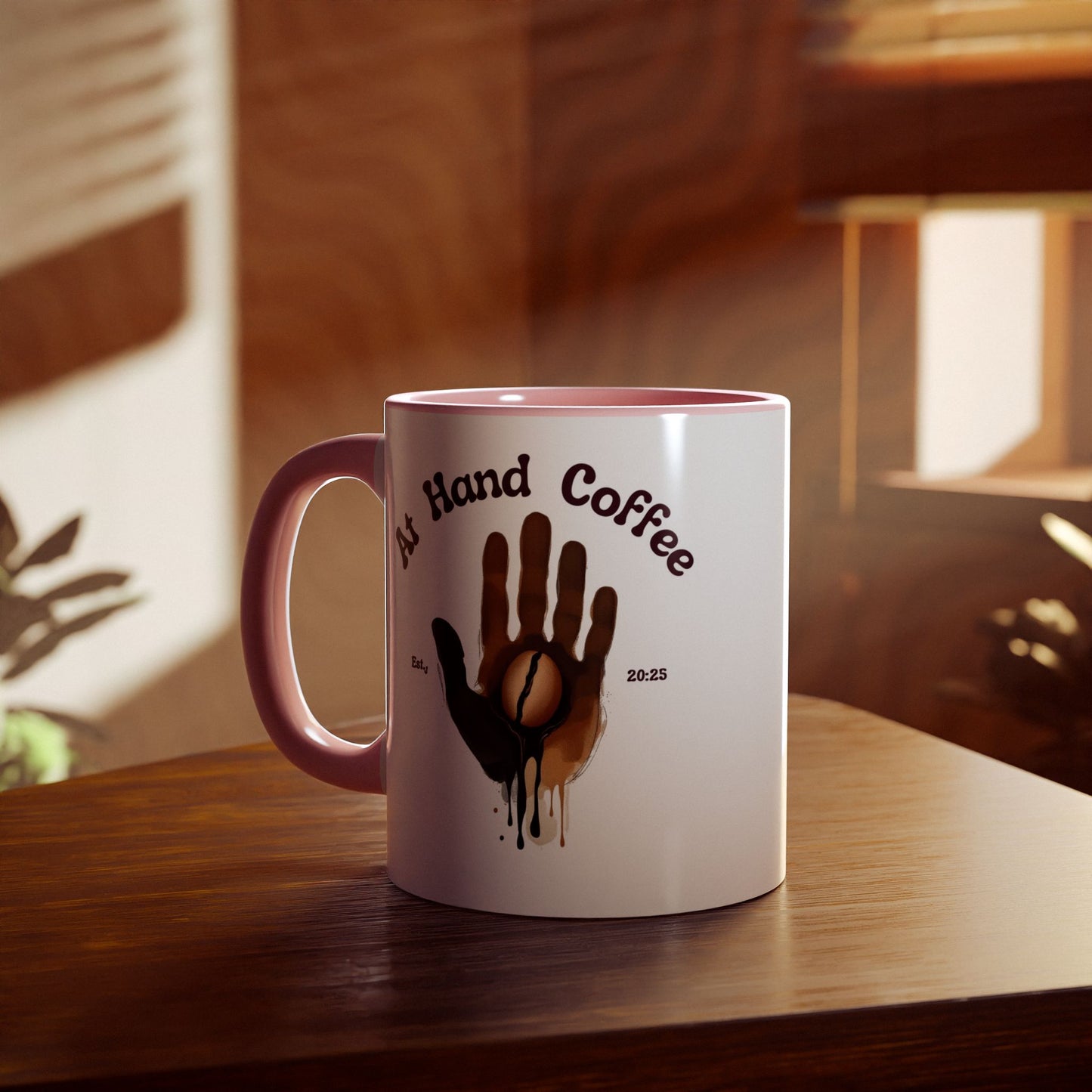 At Hand Coffee Custom Color Mug