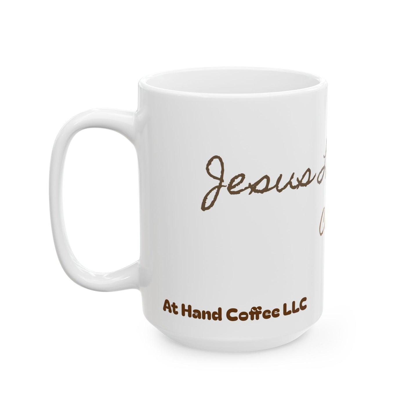 Jesus Loving, Coffee Drinking Cozy Mug