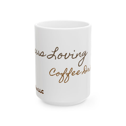 Jesus Loving, Coffee Drinking Cozy Mug
