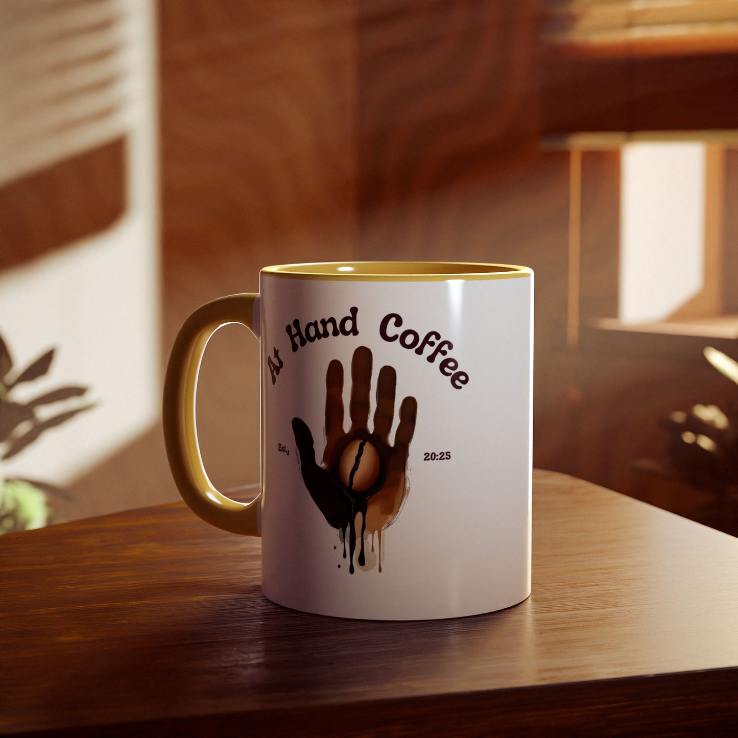 At Hand Coffee Custom Color Mug