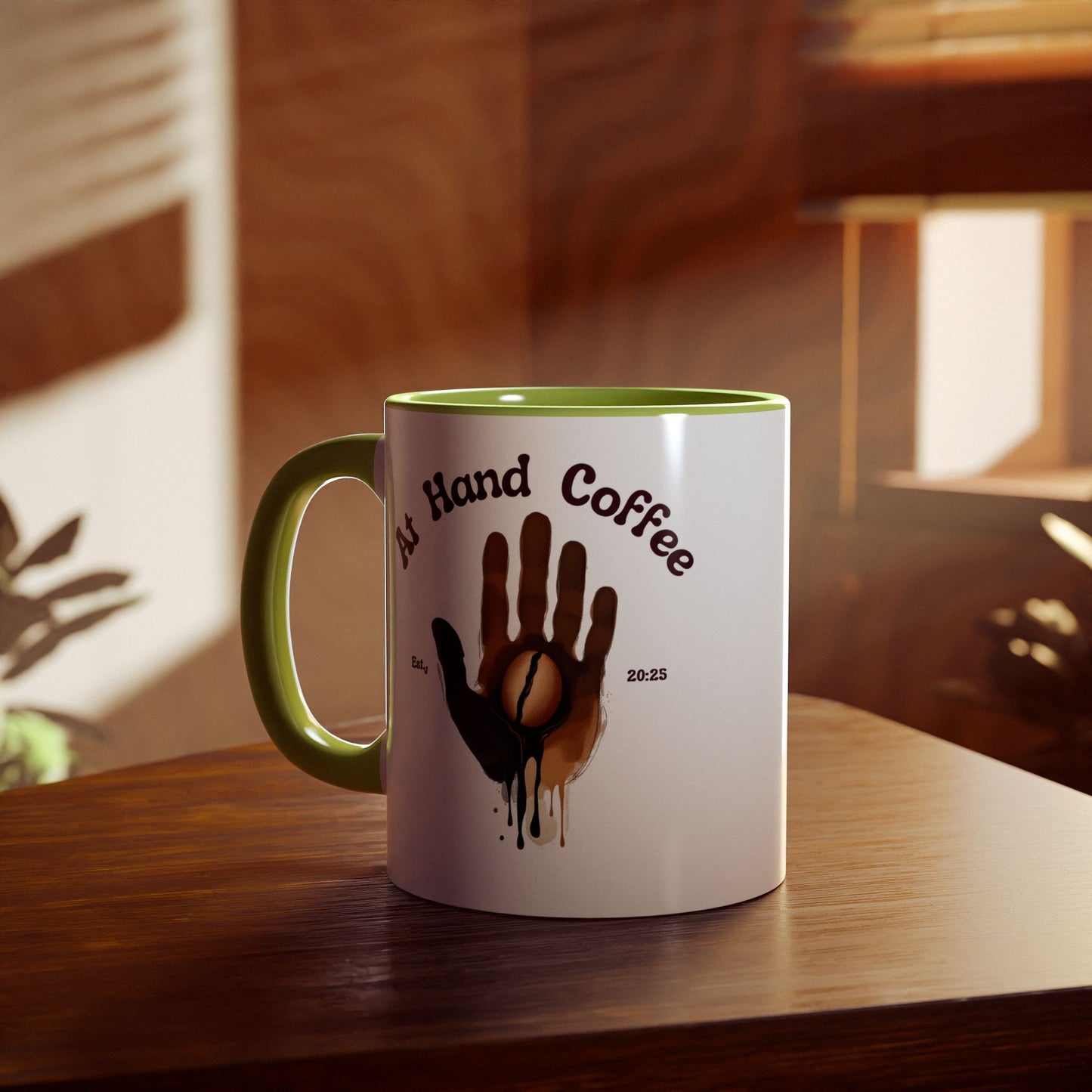 At Hand Coffee Custom Color Mug